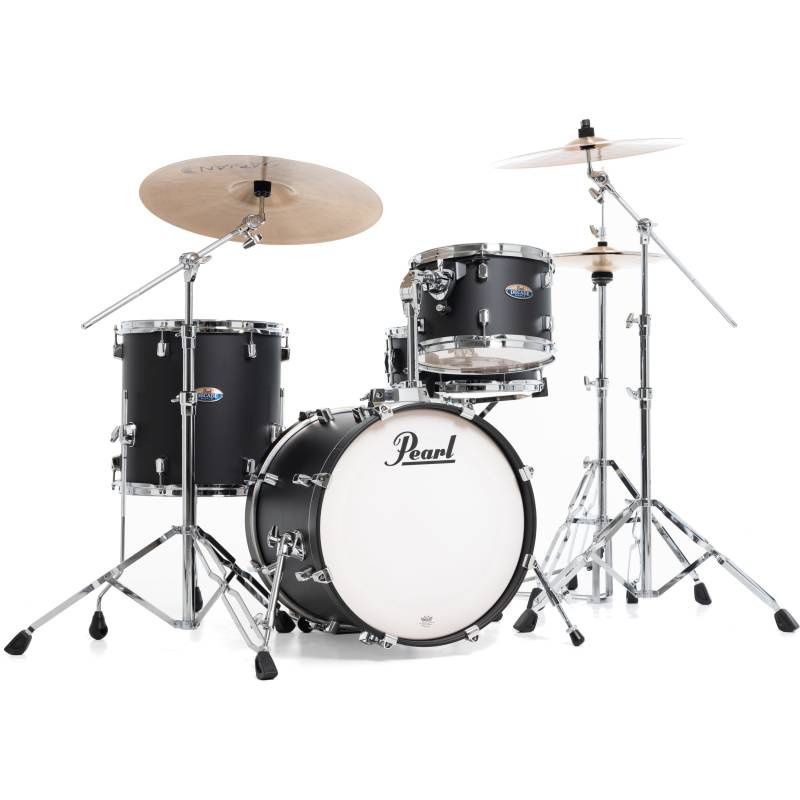 Pearl DMP984/C227 Decade Maple Satin Slate Black 4-Piece Drum Kit von Pearl