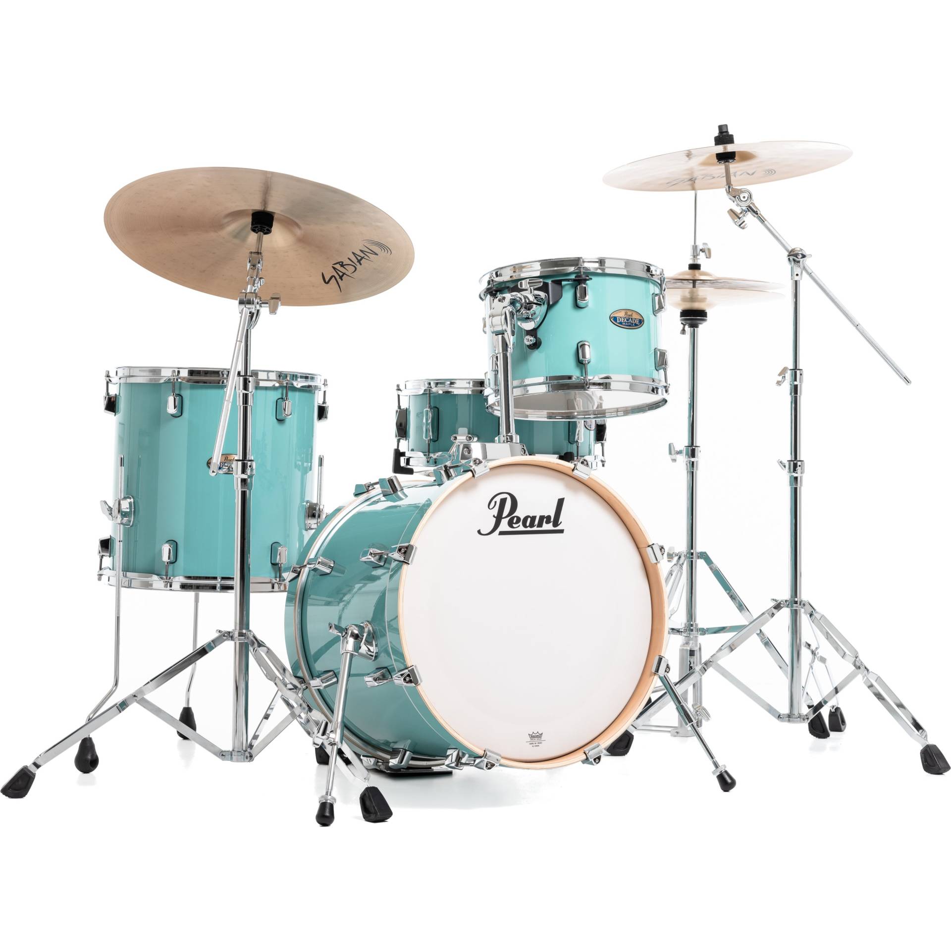 Pearl DMP984/C884 Decade Maple Ice Mint 4-Piece Drum Kit von Pearl
