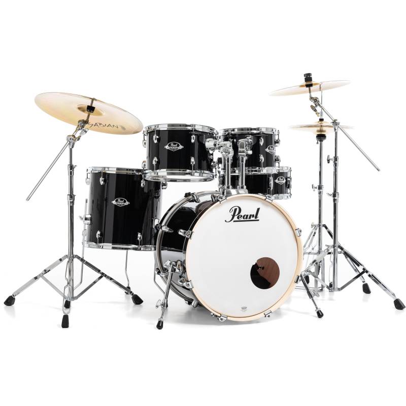 Pearl EXX705NBR/C31 Export Jet Black Schlagzeug von Pearl