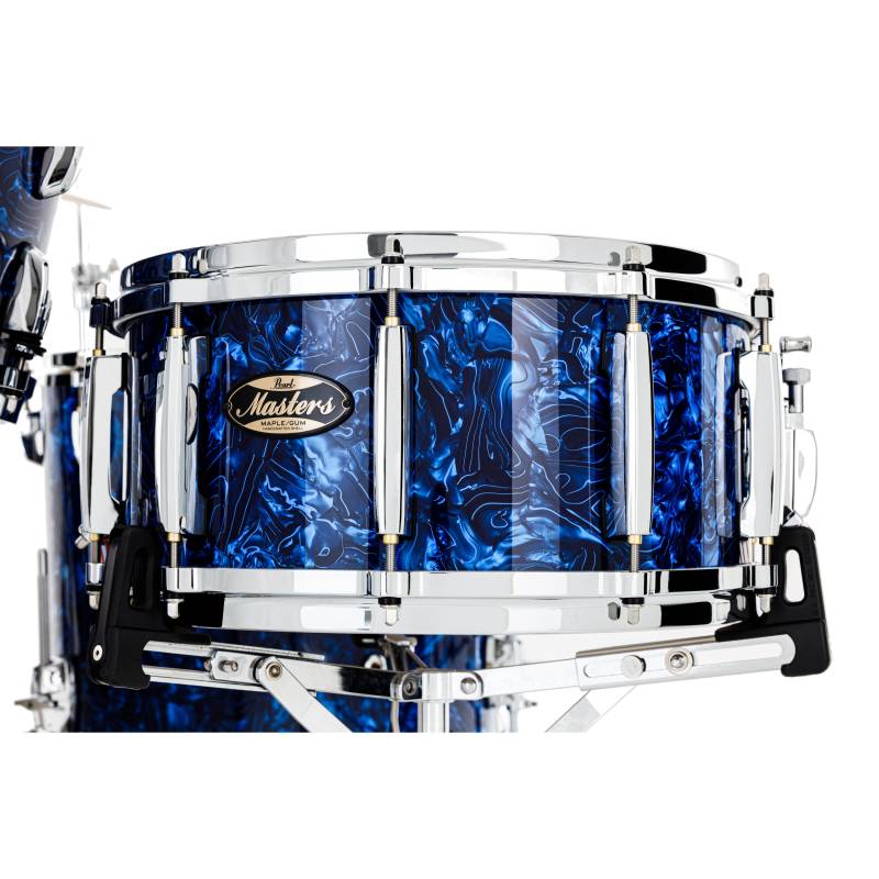 Pearl MMGC1465S/C418 Masters Maple Gum 14" x 6.5" Snare Drum (Blue Abalone) von Pearl