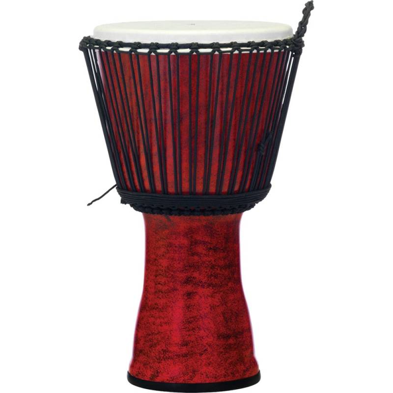 Pearl PBJVR-14/699 Djembe, Schnurbespannung, 14 Zoll, Molten Scarlet von Pearl
