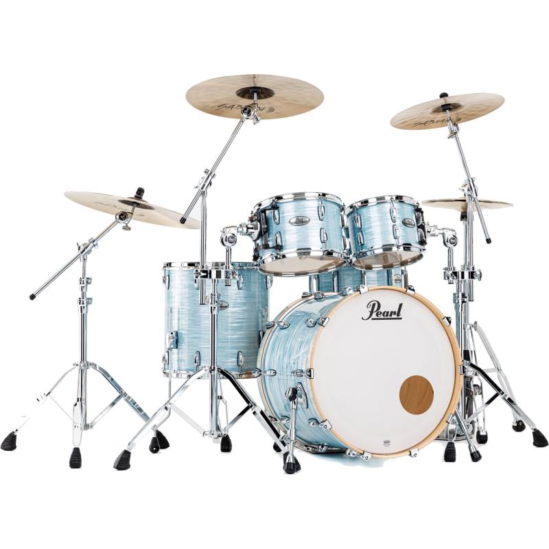 Pearl PMX924XSP/C414 Professional Maple 4-Piece Shell Set (Ice Blue Oyster) von Pearl