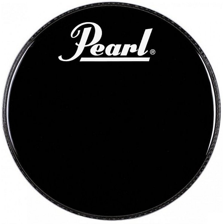 Pearl PTH-24PL ProTone 24 Zoll Bass-Drufell mit Logo, schwarz von Pearl