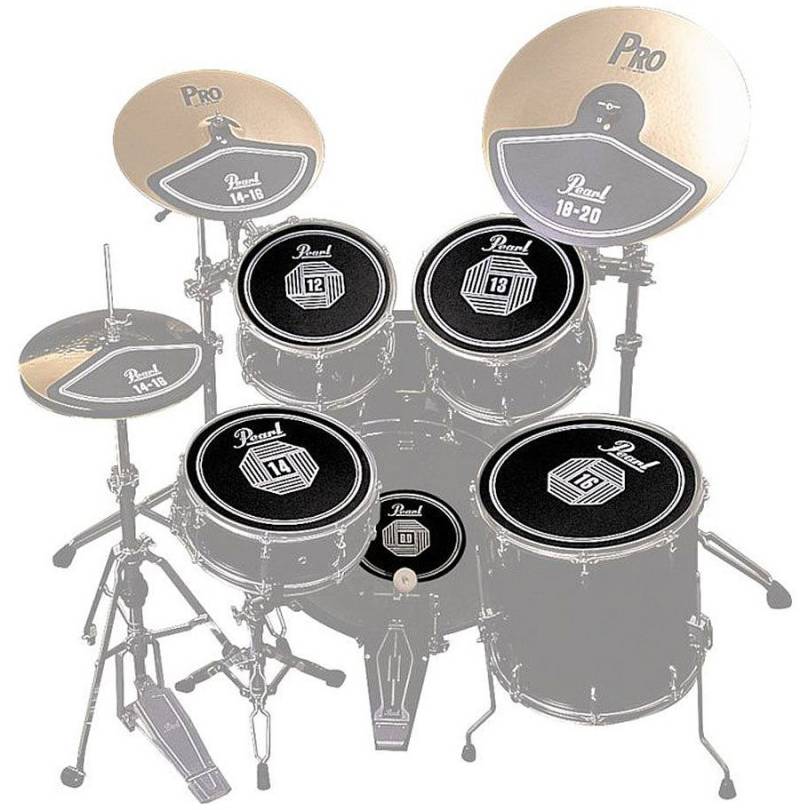 Pearl RP-50 Dämpfmatten-Set für Drums von Pearl