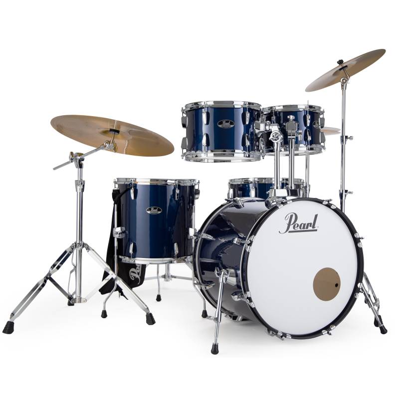 Pearl RS505BC/C743 Roadshow Royal Blue Metallic Drum Kit with Cymbals von Pearl