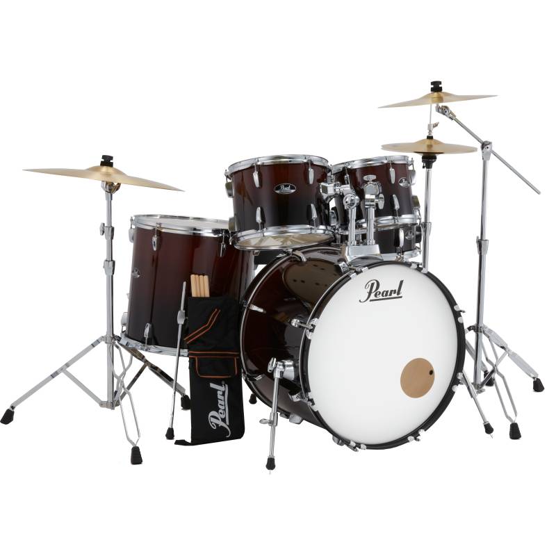 Pearl RS525SBC/C757 Limited Roadshow Drum Kit with Cymbal Pack (Garnet Fade) von Pearl