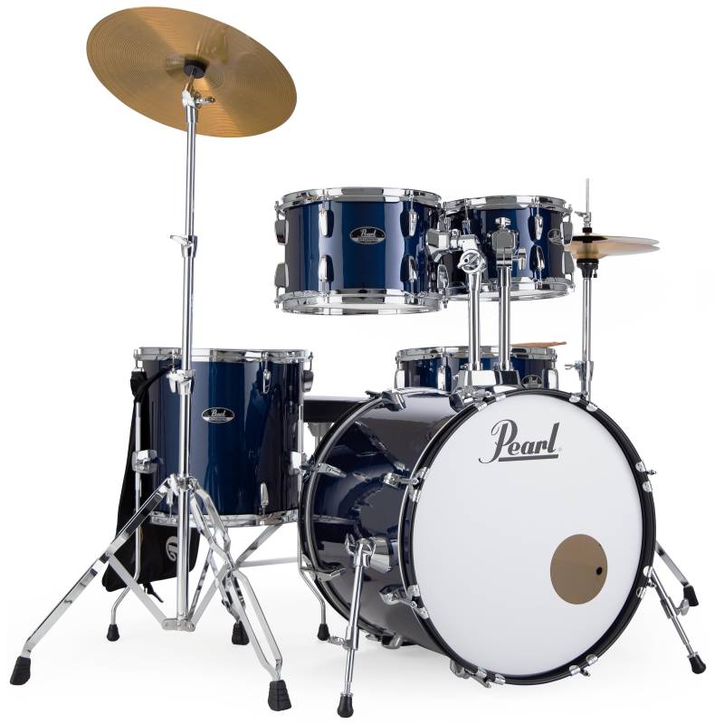 Pearl RS525SC/C743 Roadshow Royal Blue Metallic Drum Kit with Cymbals von Pearl