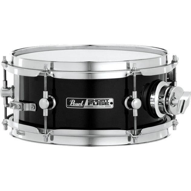 Pearl SFS10/C31 Short Fuse Jet Black 10 x 4.5-inch Snare Drum von Pearl