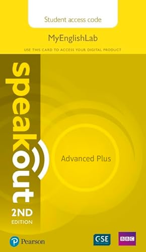Speakout Advanced Plus 2nd Edition MyEnglishLab Student Access Card [Blu-ray] von Pearson Education Limited