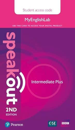 Speakout Intermediate Plus 2nd Edition MyEnglishLab Student Access Card [Blu-ray] von Pearson Education