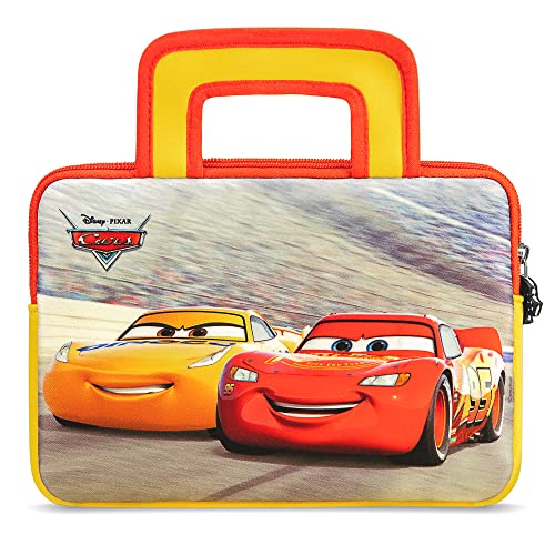 Pebble Gear Disney Cars Kindertasche - universelle Tragetasche geeignet für 7 Zoll Kids Tablets, Begleiter für den Kindergarten, Reisen und Ferien, Platz für Spielzeug, Kopfhörer von Pebble Gear