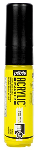 Pébéo 201702 Marker Acryl Spitze 5 – 15 mm gelb von Pebeo