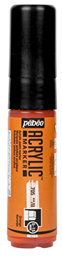 Pébéo 201705 Marker Acryl Spitze 5 – 15 mm orange von Pebeo
