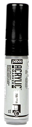 Pébéo 201735 Marker Acryl Spitze 5 – 15 mm grau von Pébéo