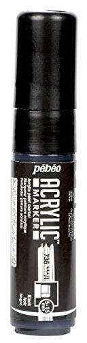 Pébéo 201736 Marker Acryl Spitze 5 – 15 mm Schwarz von Pébéo