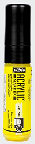 Pébéo 201741 Marker Acryl Spitze 5 – 15 mm neongelb von Pébéo