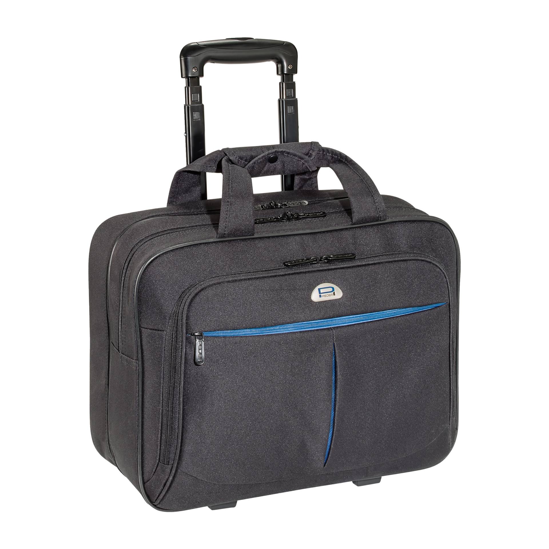 PEDEA Business Notebook-Trolley Laptop-Rollkoffer "Premium-Air" mit Notebookfach 15,6-17,3 Zoll (39,8 - 43,9 cm) und Garderobe von Pedea