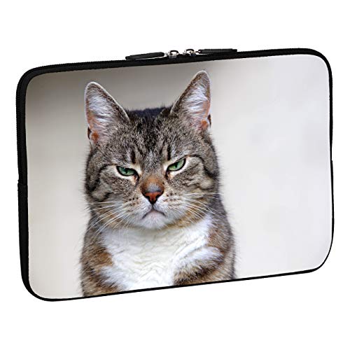 PEDEA Design Schutzhülle Notebook Tasche bis 13,3 Zoll (33,7cm), Cat von Pedea