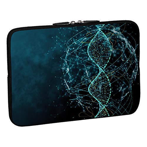 PEDEA Design Schutzhülle Notebook Tasche bis 13,3 Zoll (33,7cm), DNA Strings von Pedea