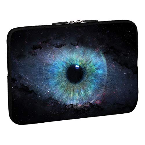 PEDEA Design Schutzhülle Notebook Tasche bis 17,3 Zoll (43,9cm), Space Eye von Pedea