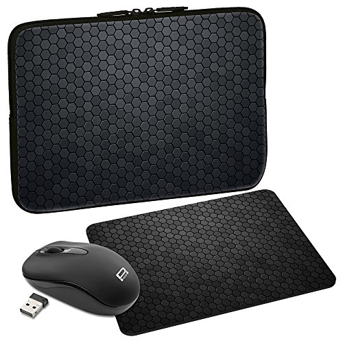 PEDEA Design Tablet PC Tasche 10,1 Zoll (25,6cm) mit Mauspad und schnurloser Maus, First One von Pedea