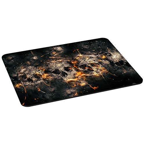 PEDEA Gaming und Office Mauspad - 350 x 280 mm - mit vernähten Rändern und rutschfester Unterseite, skulls PEDEA Gaming und Office Mauspad - 350 x 280 mm - mit vernähten Rändern und rutschfester Unterseite, skulls von Pedea
