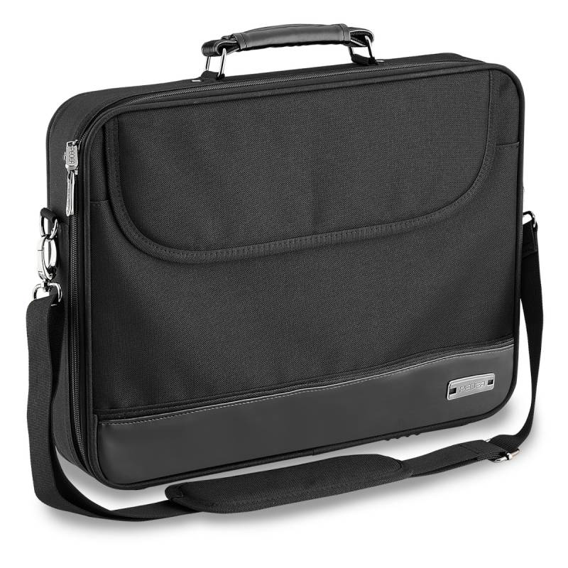 PEDEA Laptoptasche 15,6 Zoll (39,6 cm) BLACKLINE Notebook Umhängetasche mit Schultergurt, schwarz von Pedea