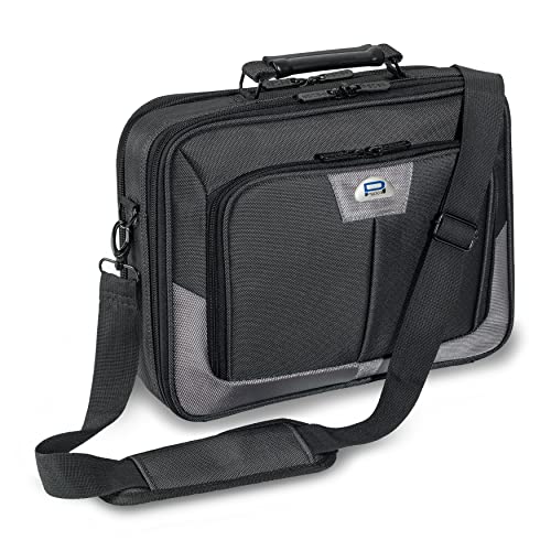 PEDEA Laptoptasche "Premium" Notebook-Tasche bis 17,3 Zoll (43,9 cm) Umhängetasche mit Schultergurt, Grau von Pedea