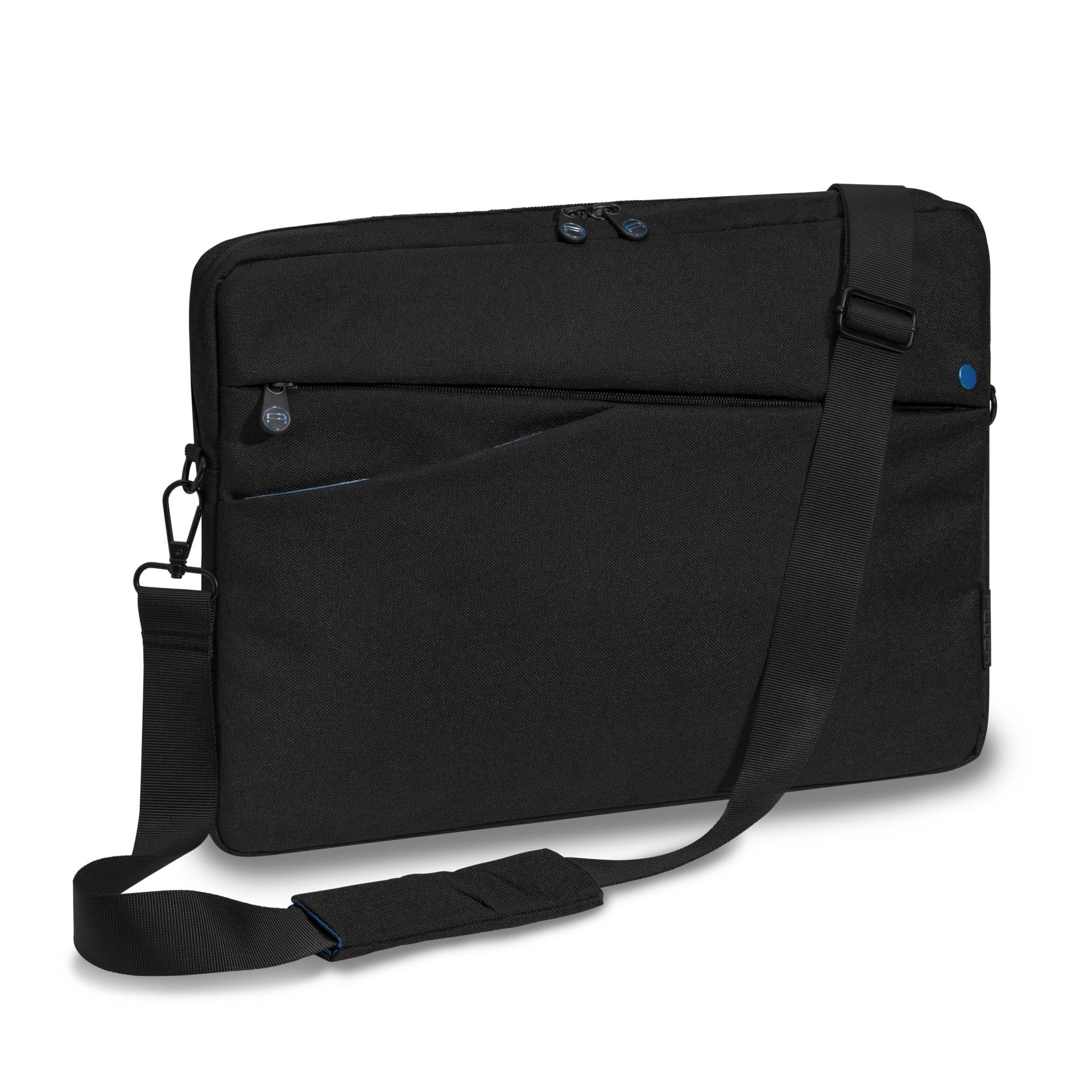 PEDEA Notebook Tasche "Fashion" für Geräte bis 13,3" (33,8cm) schwarz/blau von Pedea