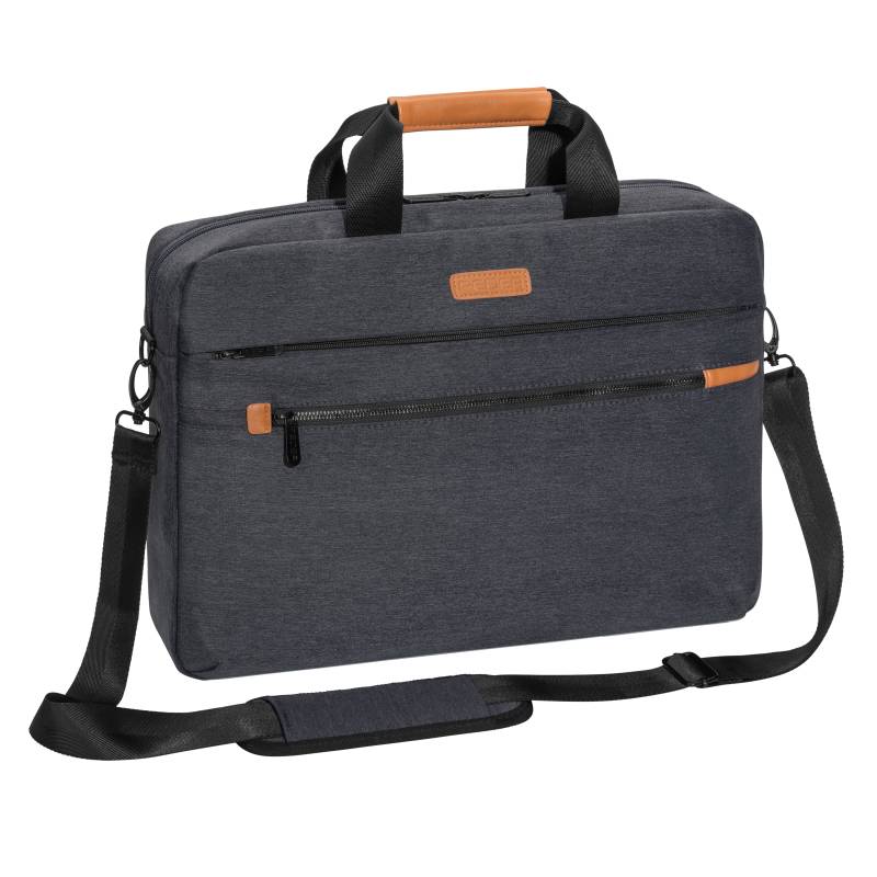 PEDEA Notebooktasche / Laptoptasche "Elegance" Pro für Notebooks bis 17,3 Zoll (43,9cm), grau von Pedea