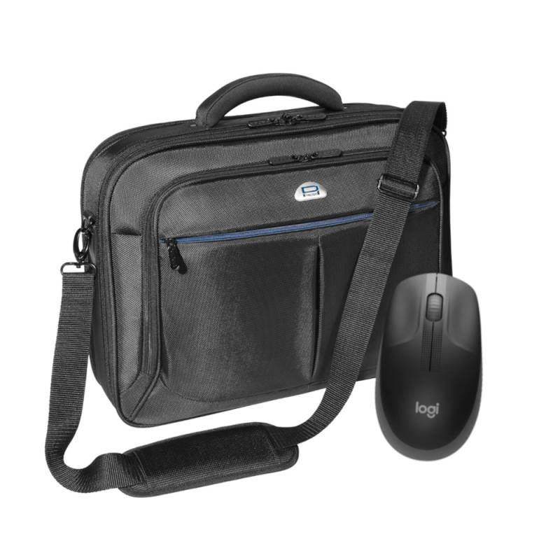 PEDEA Notebooktasche "Premium", 15,6" + Logitech M190 Maus von Pedea