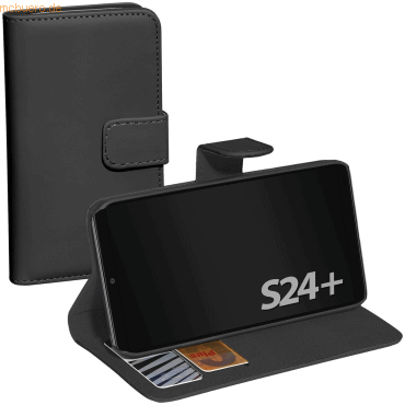 PEDEA PEDEA Book Cover Classic für Samsung Galaxy S24+ 5G, schwarz von Pedea
