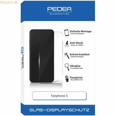PEDEA PEDEA Display-Schutzglas Fairphone 5 von Pedea