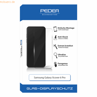 PEDEA PEDEA Display-Schutzglas für Samsung Galaxy Xcover 6 Pro von Pedea