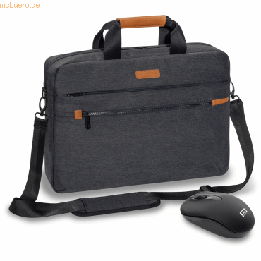 PEDEA PEDEA Notebooktasche -ELEGANCE- Pro 43,9cm (17,3-) grau + Maus von Pedea