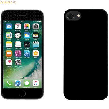 PEDEA PEDEA Soft TPU Case für iPhone 7/8/SE 20/ SE 22, schwarz von Pedea