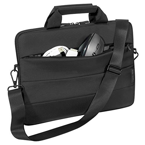 PEDEA Ultrabook / Notebook Tasche schwarz für 13,3 Zoll (33,8cm) mit Zubehörfach von Pedea