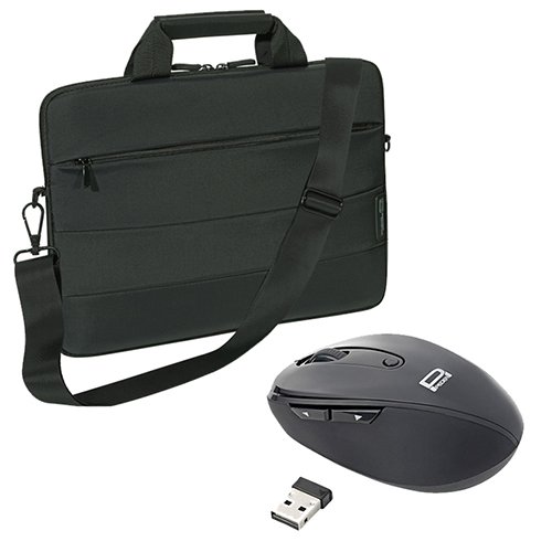 PEDEA Ultrabook Tasche mit Maus 13,3 Zoll (33,8 cm) schwarz von Pedea
