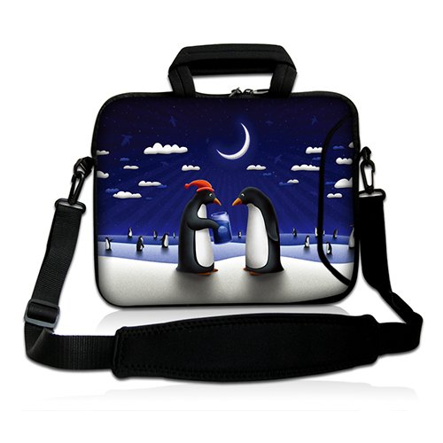 Pedea Design Schutzhülle Notebook Tasche 17,3 Zoll (43,9cm) mit Schultergurt penguins von Pedea