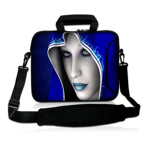 Pedea Design Schutzhülle Notebook Tasche 43,9 cm (17,3 Zoll) mit Schultergurt neopren blue woman von Pedea