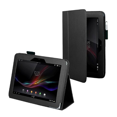 Pedea Tasche für Sony Xperia Z mit Aufstellfunktion schwarz von Pedea