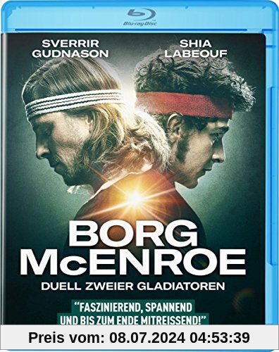 Borg/McEnroe - Duell zweier Gladiatoren [Blu-ray] von Pedersen, Janus Metz