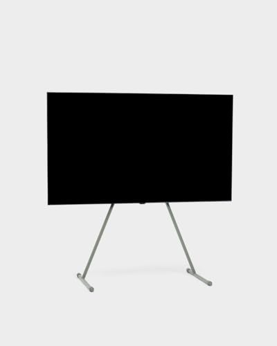 Pedestal Viva TV Ständer für 40 bis 70 Zoll | Hochwertiger TV Stand in Modernem Design | Robuste TV-Standfüße aus Stahl | Stilvoller TV Standfuss mit Schrägen Beinen und Abgerundeten Füßen (Grün) von Pedestal