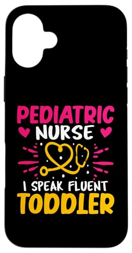 Pädiatrische Krankenschwester - I Speak Fluent Kleinkind Hülle für iPhone 16 Plus Pädiatrische Krankenschwester - I Speak Fluent Kleinkind Hülle für iPhone 16 Plus von Pediatrics Nurse Designs For A Pediatrician