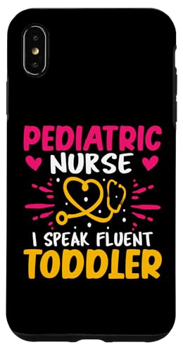 Pädiatrische Krankenschwester - I Speak Fluent Kleinkind Hülle für iPhone XS Max Pädiatrische Krankenschwester - I Speak Fluent Kleinkind Hülle für iPhone XS Max von Pediatrics Nurse Designs For A Pediatrician