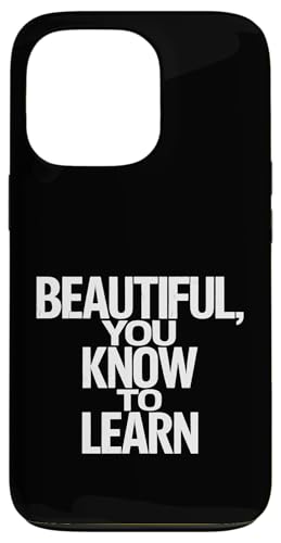 Beautiful You Know To Learn - Denglisch Spruch Hülle für iPhone 13 Pro Beautiful You Know To Learn - Denglisch Spruch Hülle für iPhone 13 Pro von PeeKay Apparel - Denglisch