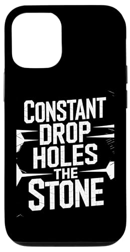 Constant Drop Holes The Stone - Denglisch Spruch Hülle für iPhone 12/12 Pro Constant Drop Holes The Stone - Denglisch Spruch Hülle für iPhone 12/12 Pro von PeeKay Apparel - Denglisch