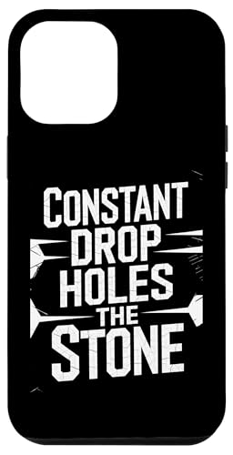 Constant Drop Holes The Stone - Denglisch Spruch Hülle für iPhone 12 Pro Max Constant Drop Holes The Stone - Denglisch Spruch Hülle für iPhone 12 Pro Max von PeeKay Apparel - Denglisch