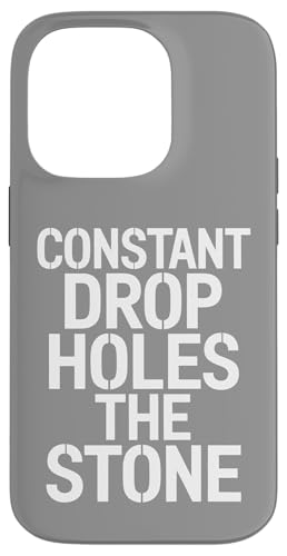 Constant Drop Holes The Stone - Denglisch Spruch Hülle für iPhone 14 Pro Constant Drop Holes The Stone - Denglisch Spruch Hülle für iPhone 14 Pro von PeeKay Apparel - Denglisch