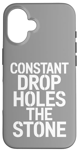 Constant Drop Holes The Stone - Denglisch Spruch Hülle für iPhone 16 Constant Drop Holes The Stone - Denglisch Spruch Hülle für iPhone 16 von PeeKay Apparel - Denglisch